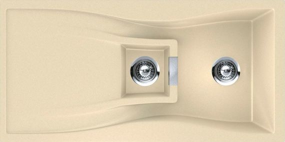 Мойка SCHOCK Waterfall 60D Cristadur (монтаж в один уровень со столешницей) аворио