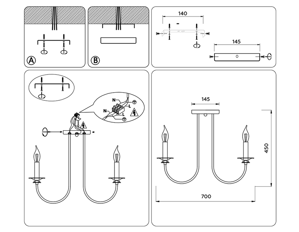 Ambrella Подвесная люстра со сменной лампой Traditional TR9622