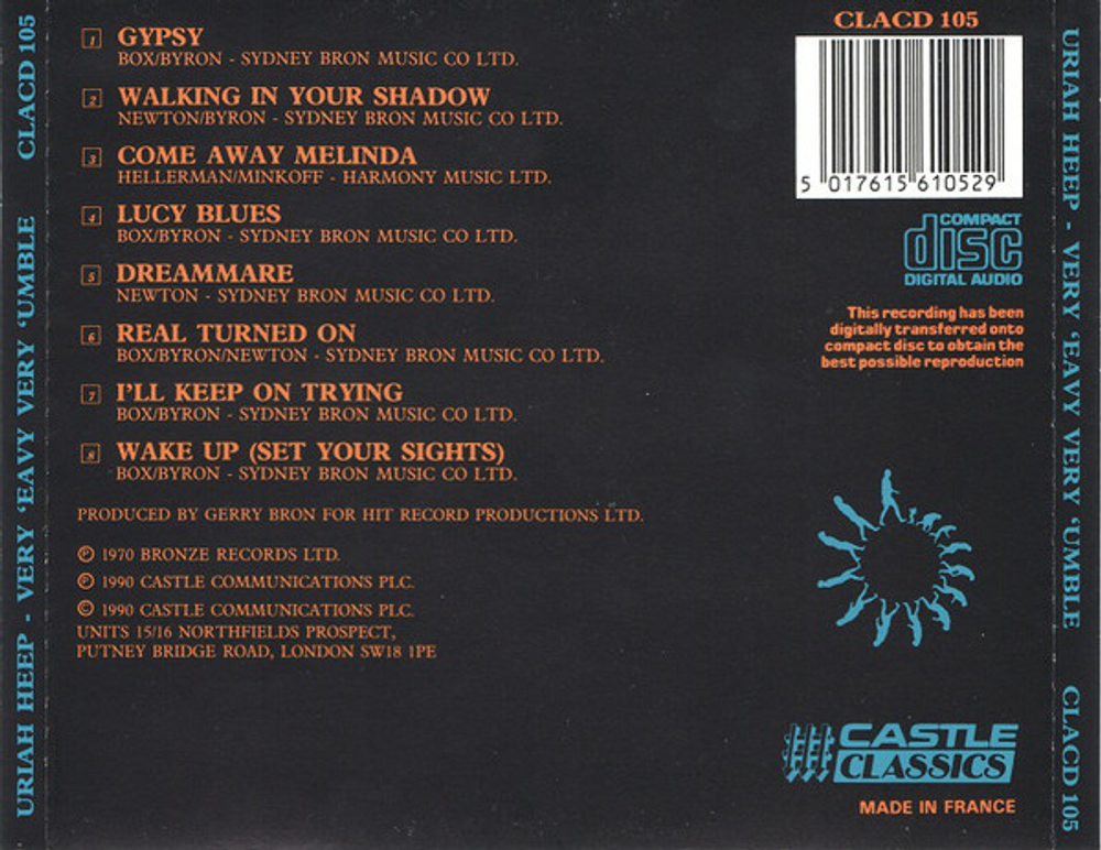 Uriah Heep / ...Very 'Eavy ...Very 'Umble (CD)