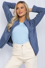 Бомбер Александра (джинс) Б13134-2М LT Collection