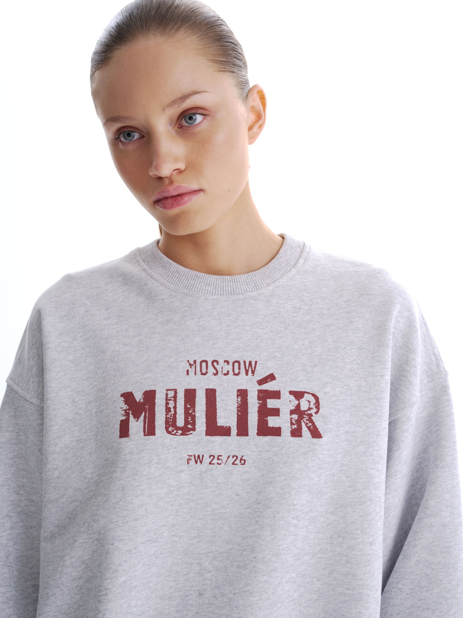 Свитшот "muliér" серый Свитшот "muliér" серый