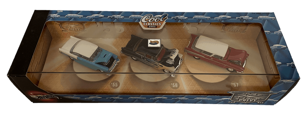 Hot Wheels 100% Cool Classics Series Chevy Car Set (2001)