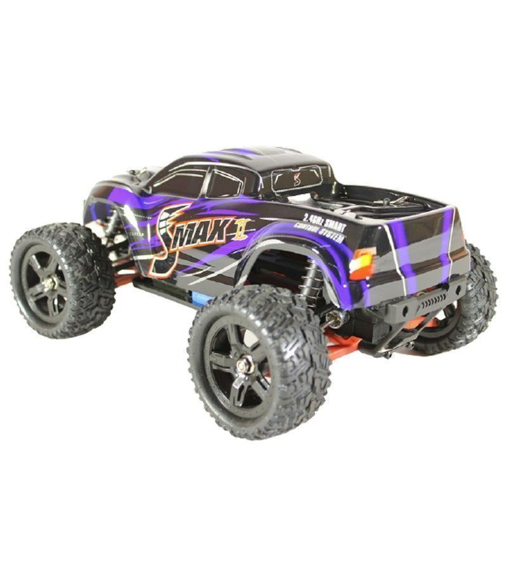 Радиоуправляемый монстр Remo Hobby SMAX UPGRADE V2.0 (синий) 4WD 2.4G 1/16 RTR