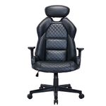 Кресло BRABIX PREMIUM "Tokyo EX-595", регулируемый подголовник, рециклированная кожа, черное, 532975