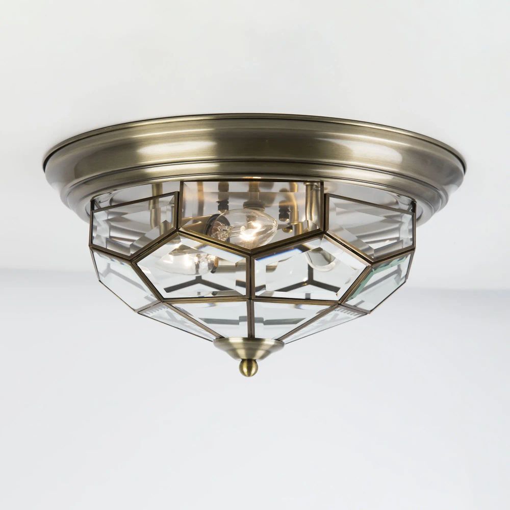 Citilux Витра-1 CL442530 Люстра потолочная витражная Бронза