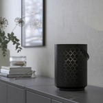 Подсвечник фонарь IKEA URSKILJA (УРСКИЛЬЯ), Черный, Металл, 22 см