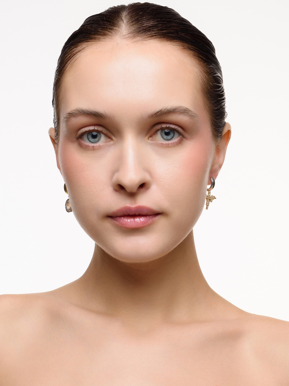 Серьги "Smile Gun" Bicolor