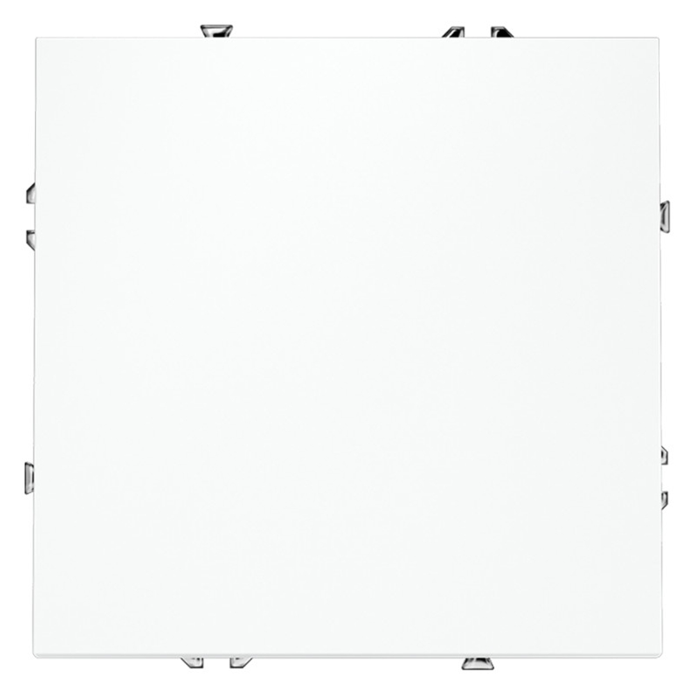 Перекрестный переключатель встраиваемый VOLTUM S70 одноклавишный 10А, (белый матовый)