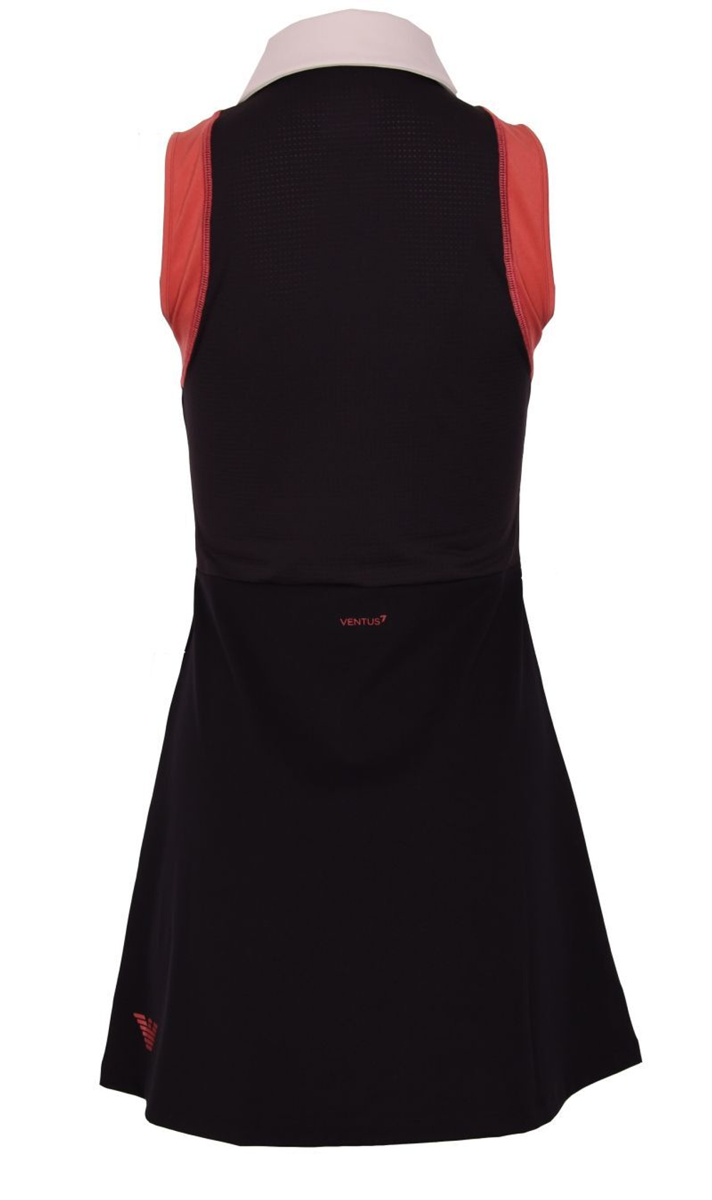 Теннисное платье EA7 Tennis Pro Freestyle Polo - black/vapor blue