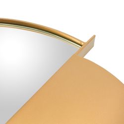 Зеркало настенное Halver, 48х46 см, золотое