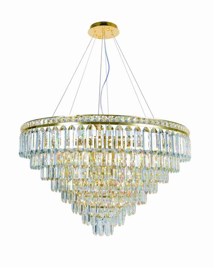 2796E/18A GOLD+CLEAR (1) Люстра (в 2-х коробках) NW