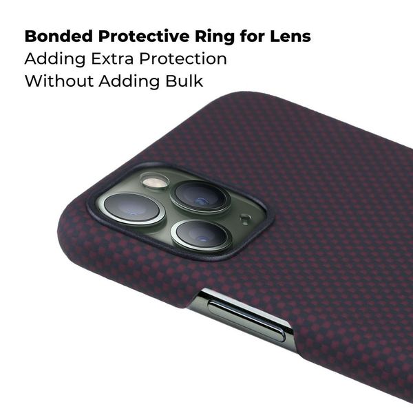 Чехол Pitaka MagEZ Case для Apple iPhone 11 Pro (Black/Red Plain)