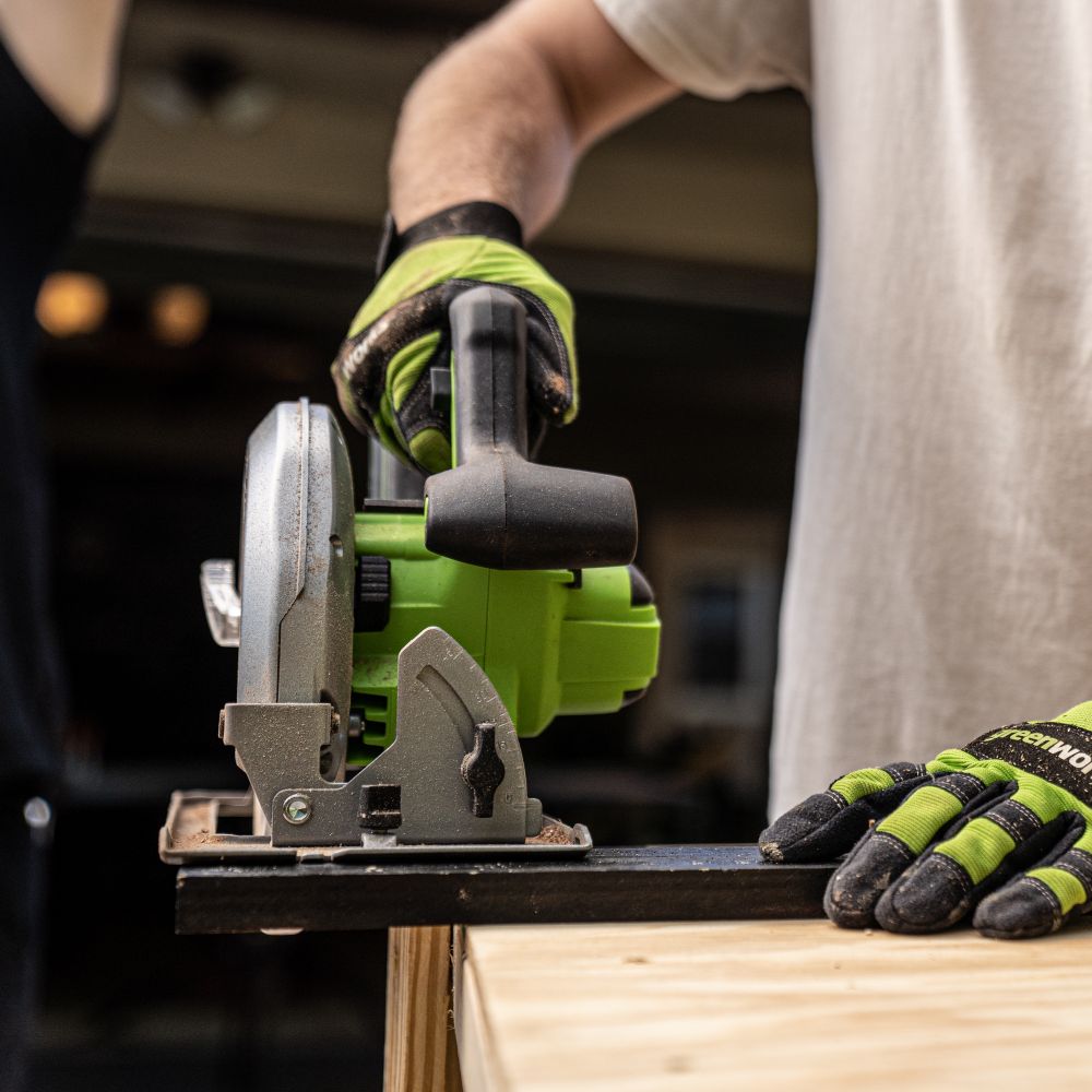 Аккумуляторная циркулярная пила Greenworks GD24CS, 1500907,24v, без АКБ и ЗУ