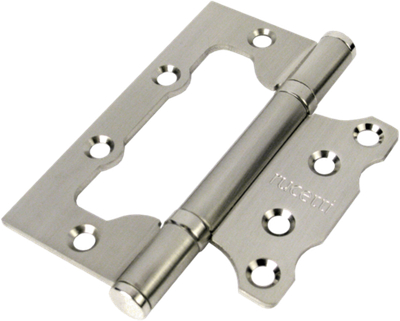 Петля стальная без врезки RFH-100*75*2,5 никель