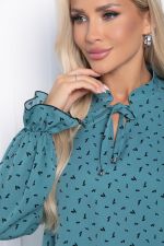 Платье Осенняя симфония (бирюзовое) П10937 LT Collection