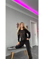Костюм с принтом леопарда