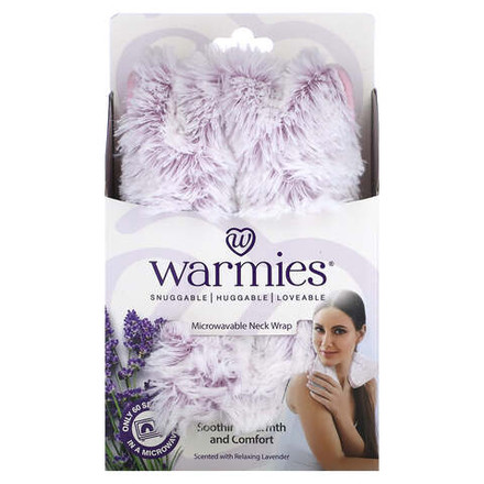 Warmies, повязки для шеи, которые можно использовать в микроволновой печи, зефир и лаванда, расслабляющая лаванда, 1 шт.