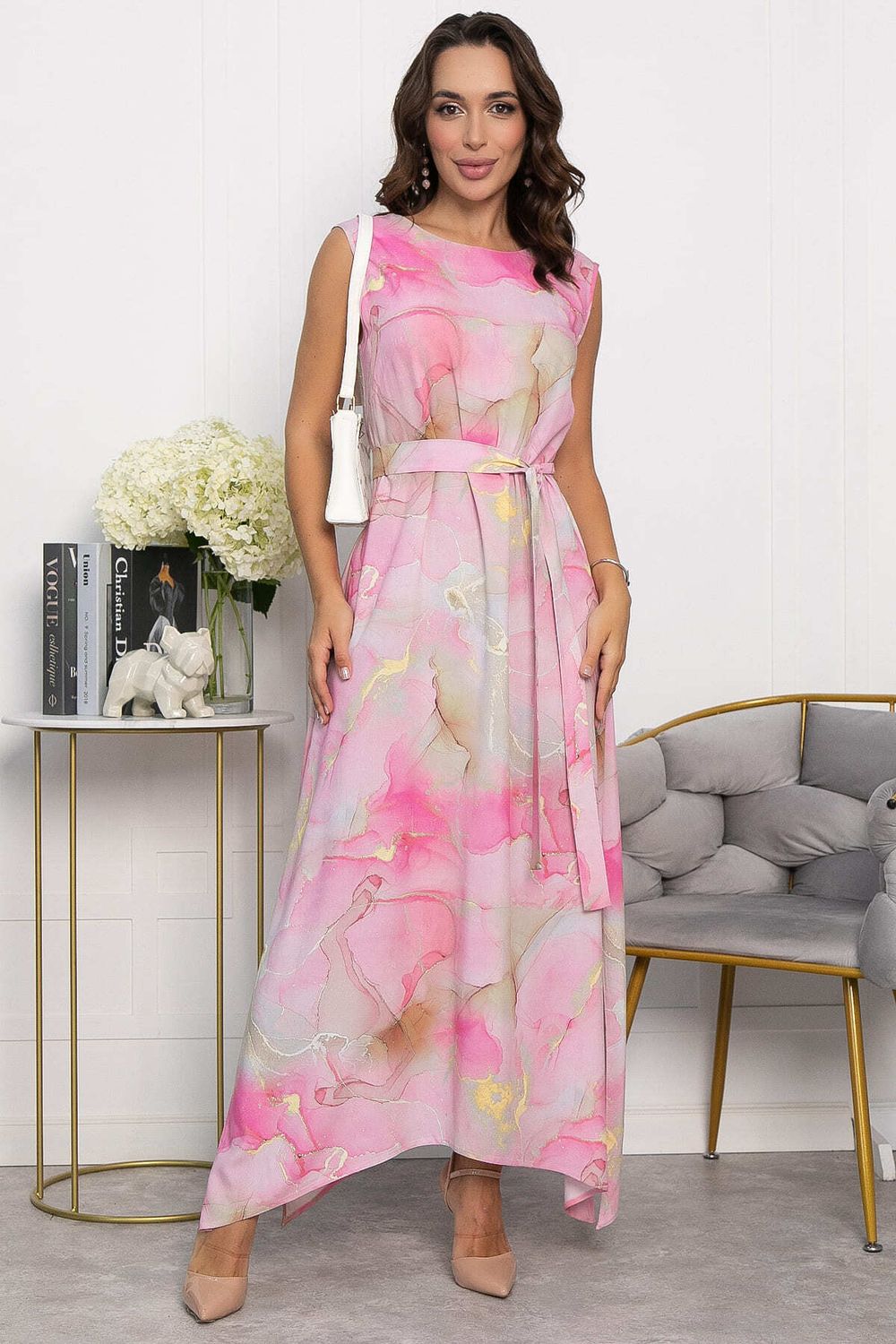 Платье Иниша (розовое) П14071-4М LT Collection