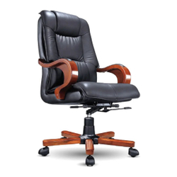 Кресло офисное 2166 582045 Black color LEATHER