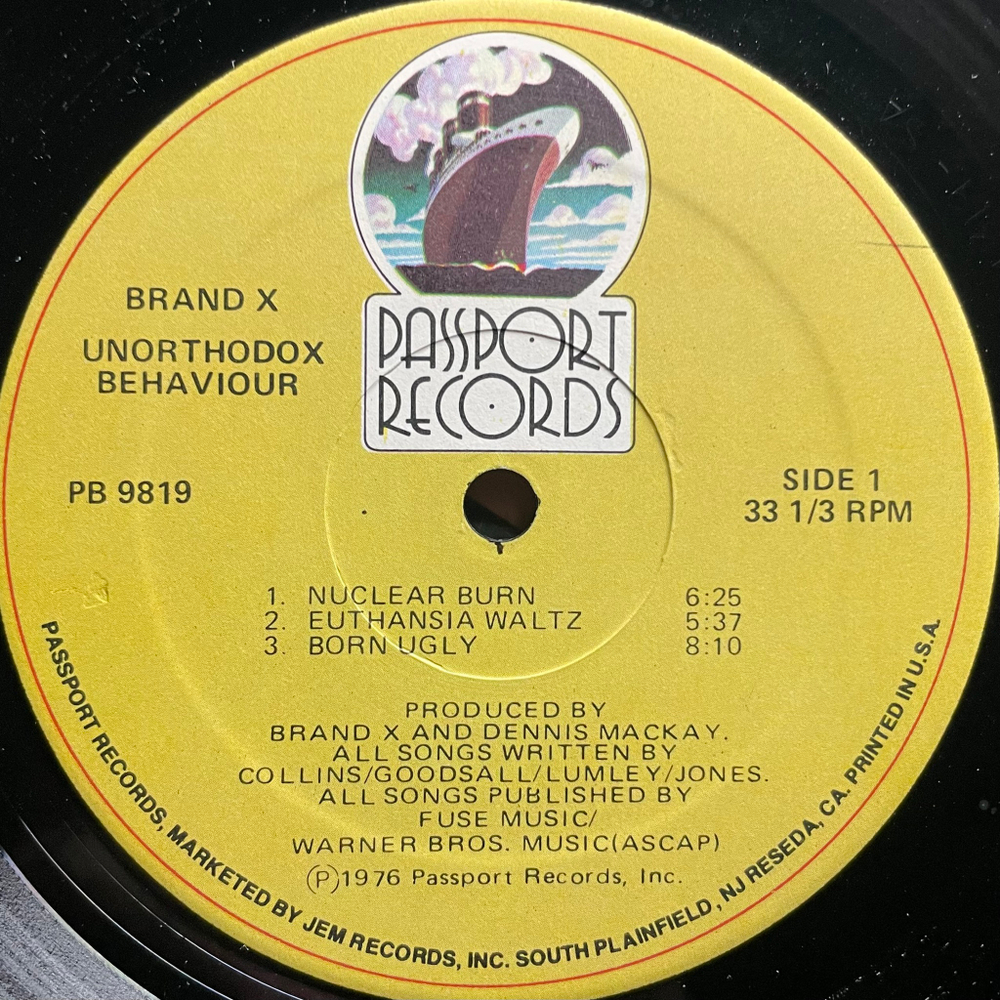 Brand X – Unorthodox Behaviour (США 1976г.)