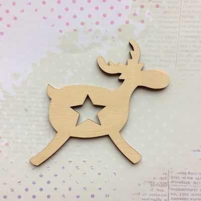 Олень со звездой