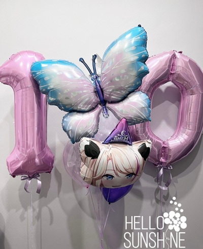 Набор шаров бабочка