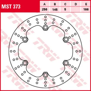 Диск тормозной TRW MST373