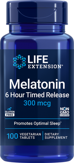 Melatonin 6 Hour Timed Release таблетки Life Extension