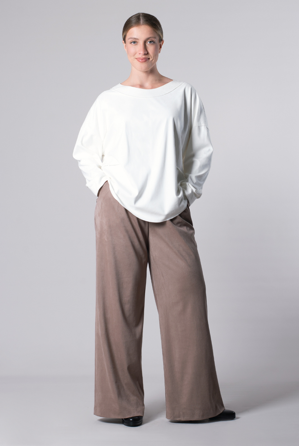 Джемпер женский 4463АП, молочный #486Мол034463АП