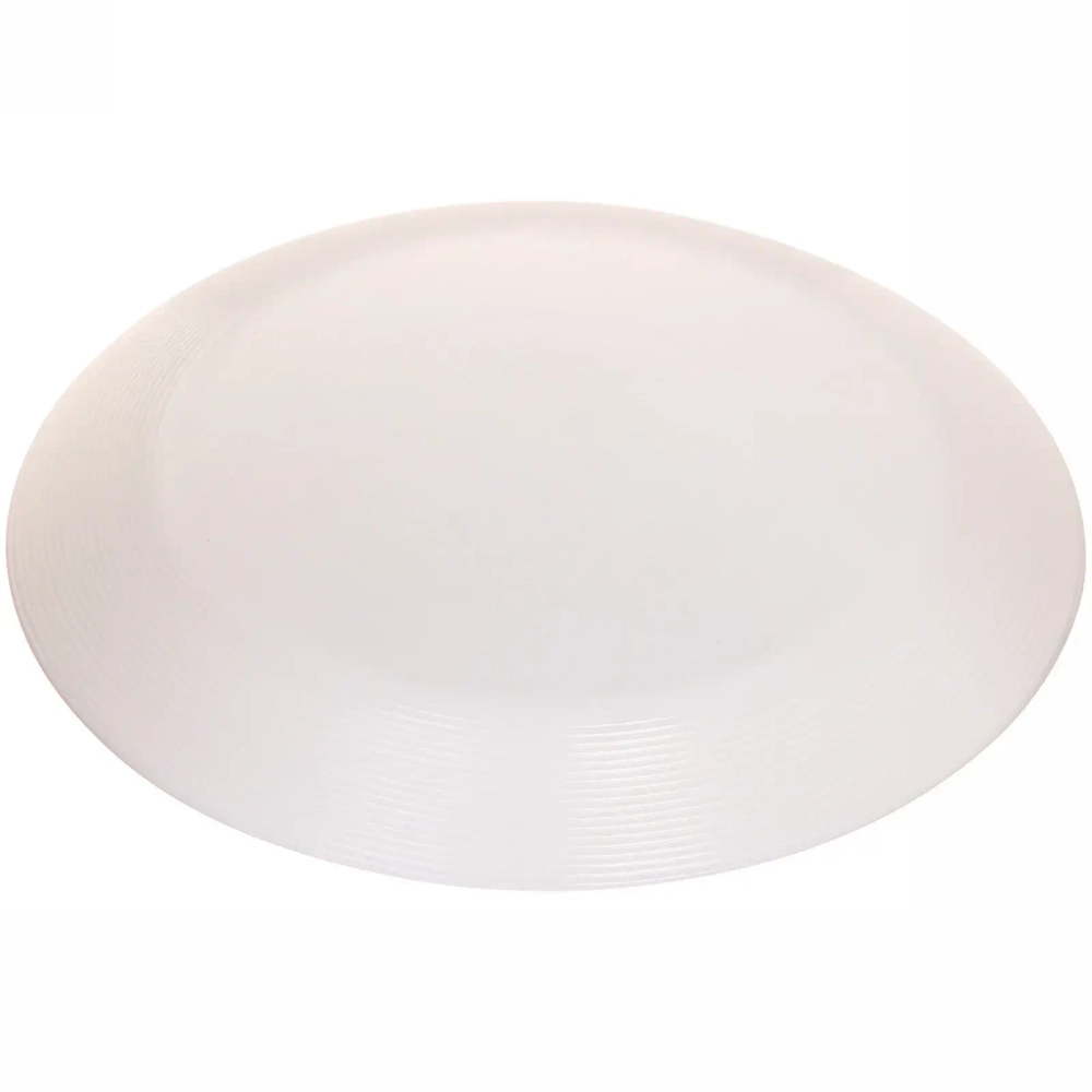 Тарелка «White magic» 26см стеклокерамика Полоска