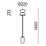 Напольный светильник (торшер) Maytoni MOD178FL-L11W3K