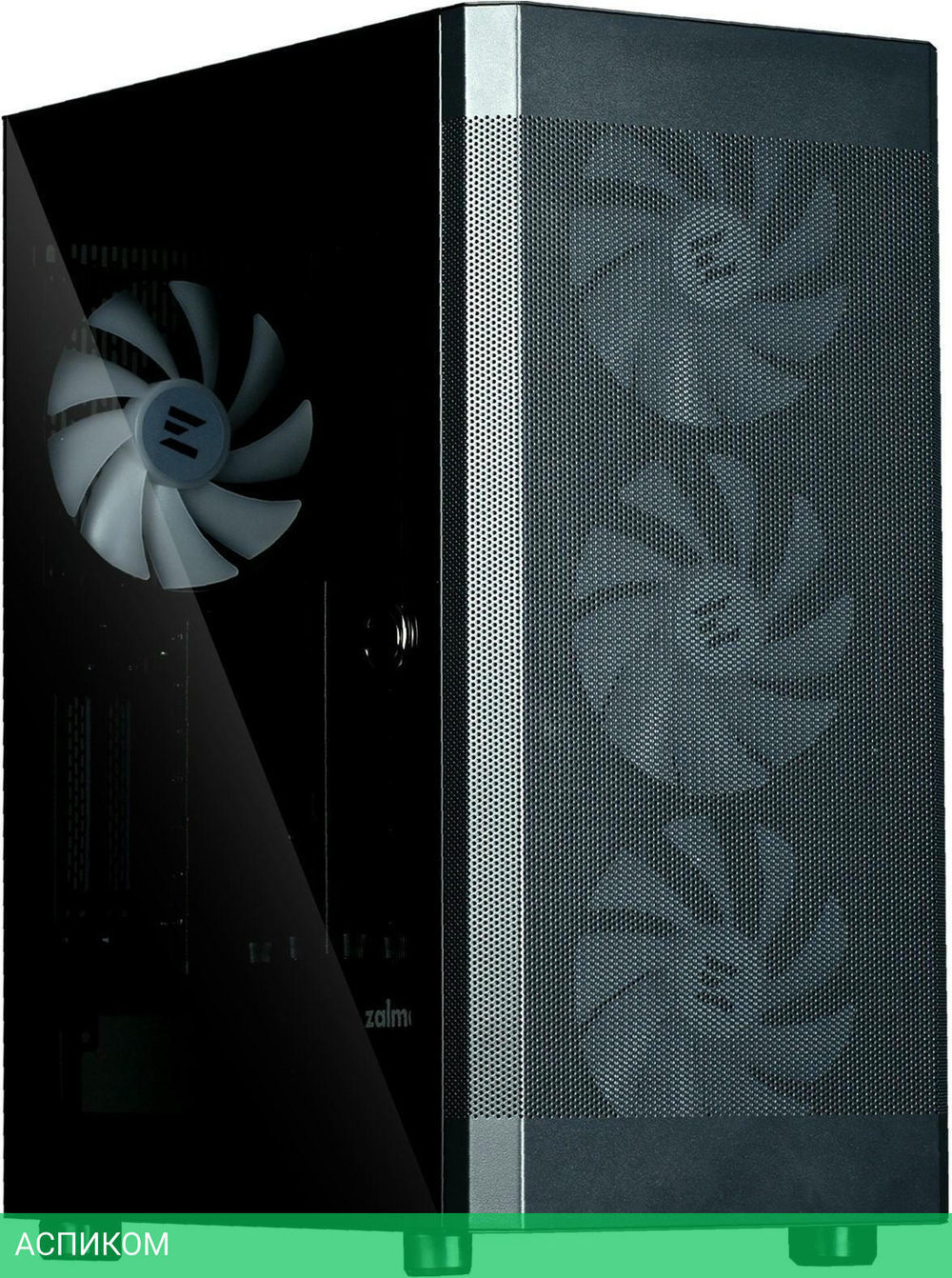 Корпус Zalman I4 TG без БП черный