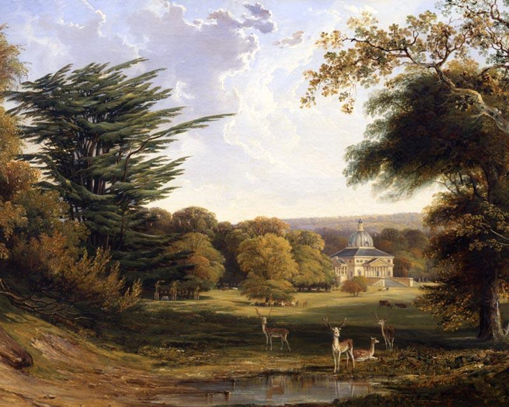 Картина Brookpace Fine Art Mereworth Castle & Park, Kent (120 x 95 см)