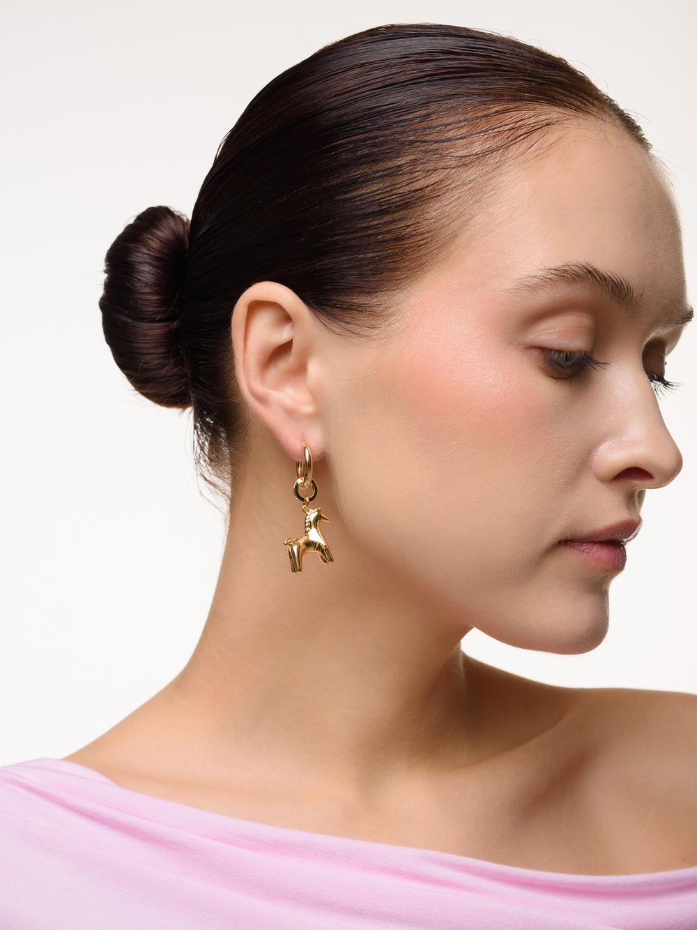 Серьги "Horse Folk" Gold