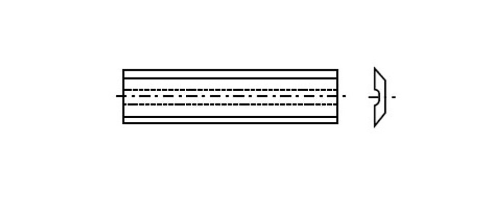 Нож сменный для фрез 60х8х1.5 T04F-CR