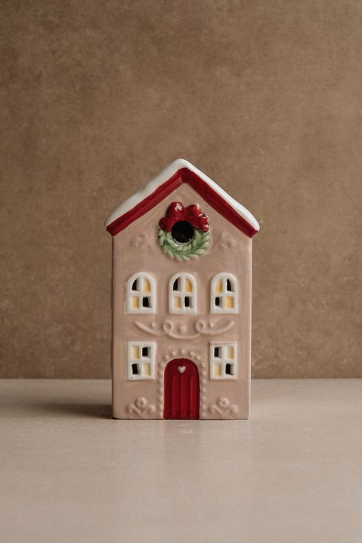 Домик с подсветкой Fensmark из коллекции New Year Essential, 15 см / Tkano