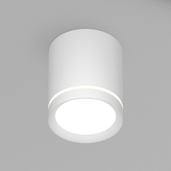 DK4013-WH Светильник накладной IP 20, 5 Вт, LED 4000, белый, алюминий/акрил