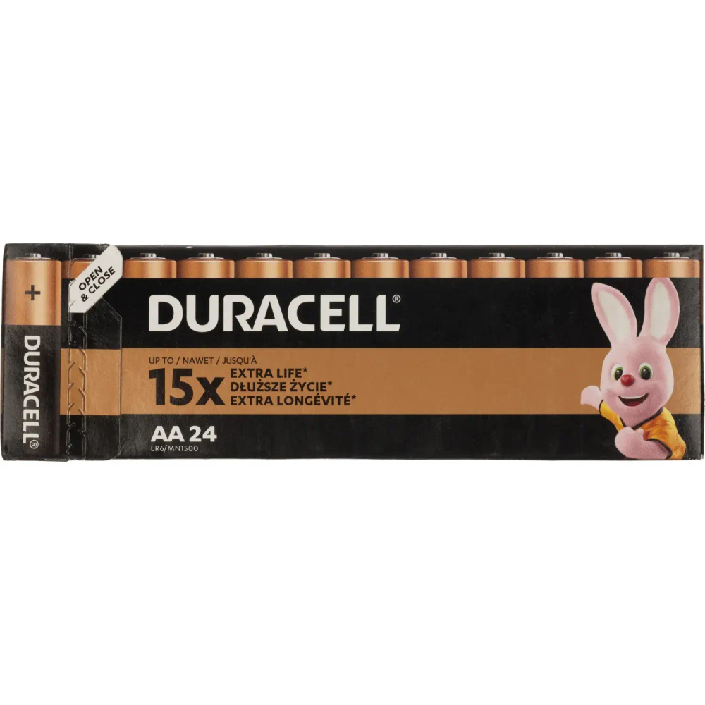Батарейка DURACELL Basic MN1500 LR6 AA BL24 24шт/уп
