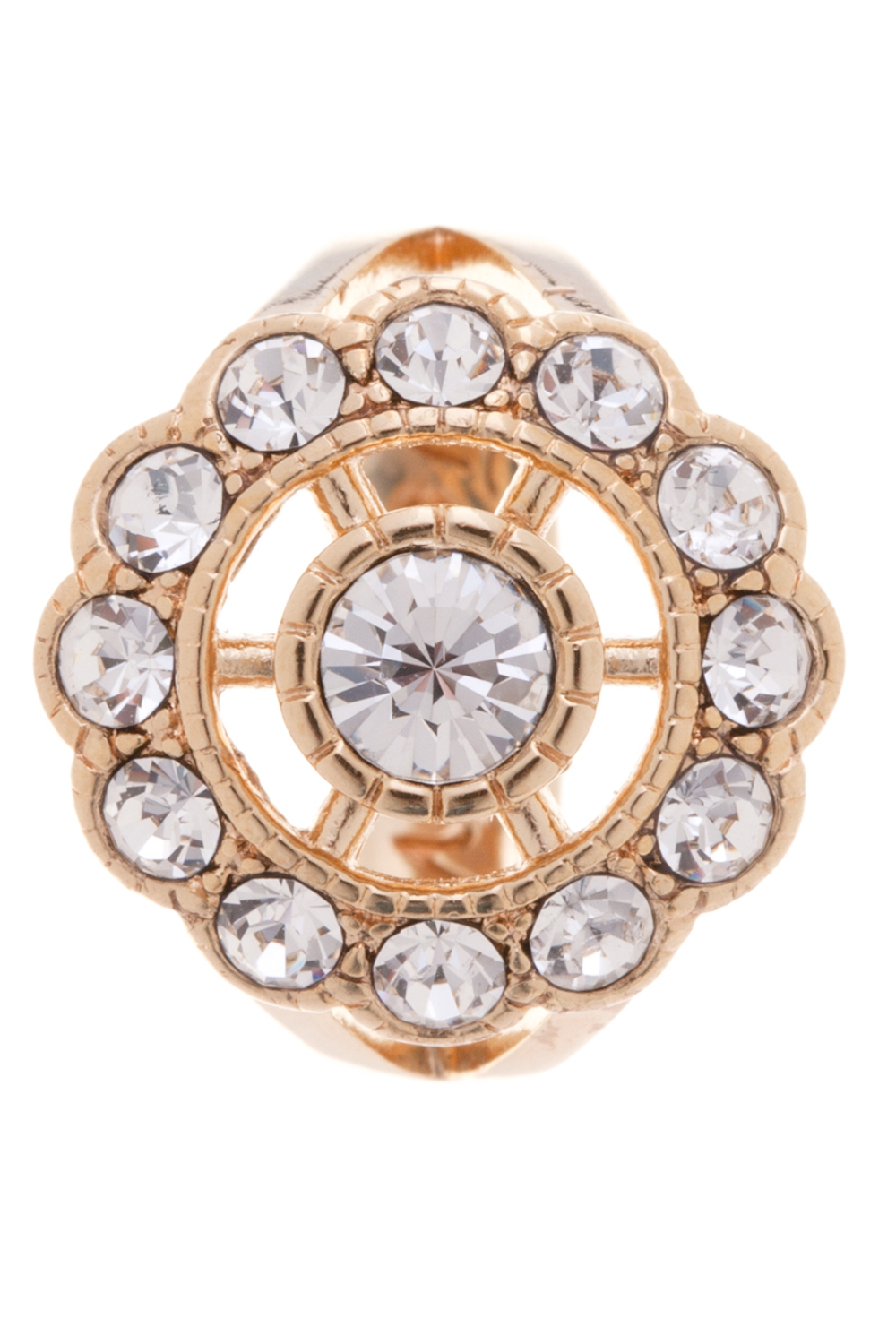 "Илфута" кольцо в золотом покрытии из коллекции "Marella" от Jenavi