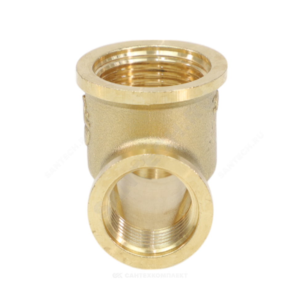 Тройник латунь переходной Ду 25х15х25 (1"х1/2"х1") ВР VALFEX VF.750.L.100.012.100