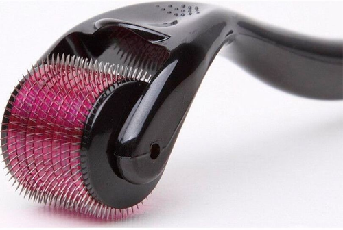 Мезороллер для лица, тела, волос и бороды 0,5 мм (540 титановых игл)