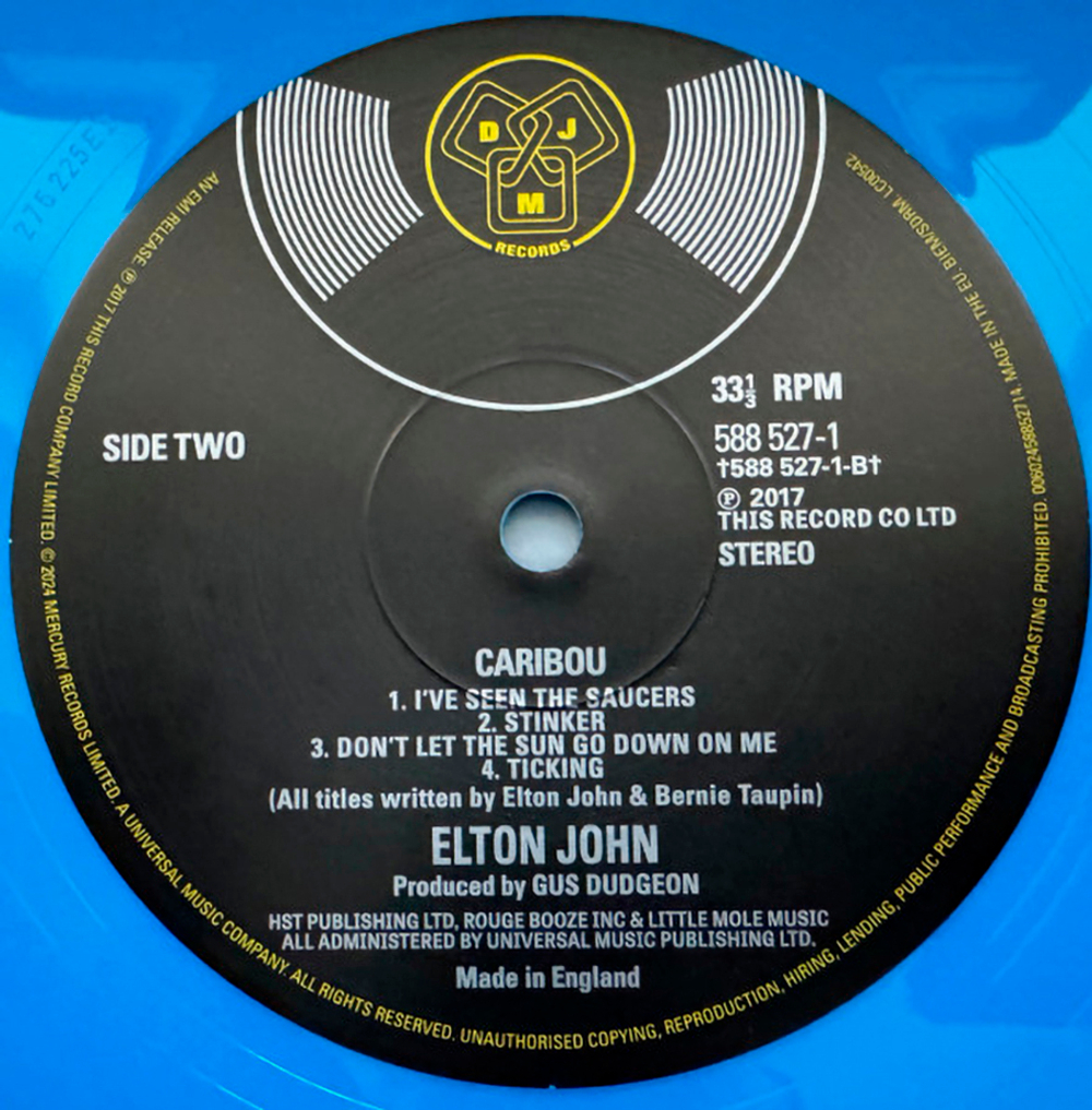 Elton John / Caribou (Coloured Vinyl)(2LP)