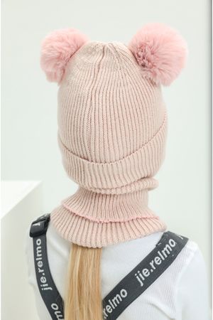 Детская комплект шапка и шарф для девочки