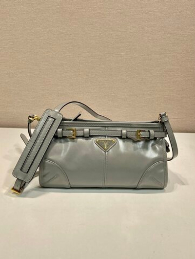 Prada Small Leather Shoulder Bag 26 cm
