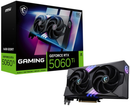 Видеокарта MSI GeForce RTX 5060 TI GAMING OC (RTX 5060 TI 16G GAMING OC)