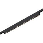 ST666.436.20 Магнитный трековый светильник Черный LED 1*20W 3000K 1 060Lm Ra&gt;90  IP20 L387xW10xH18 24V SUPER5
