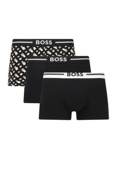 Трусики-боксеры 3шт. Bold Design BOSS BLACK - черный(50514951)