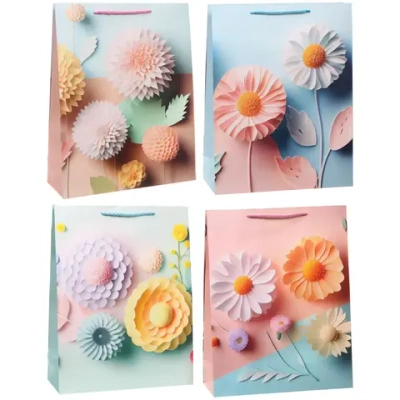 Пакет подарочный «Краски лета» 31*40*12 см, микс