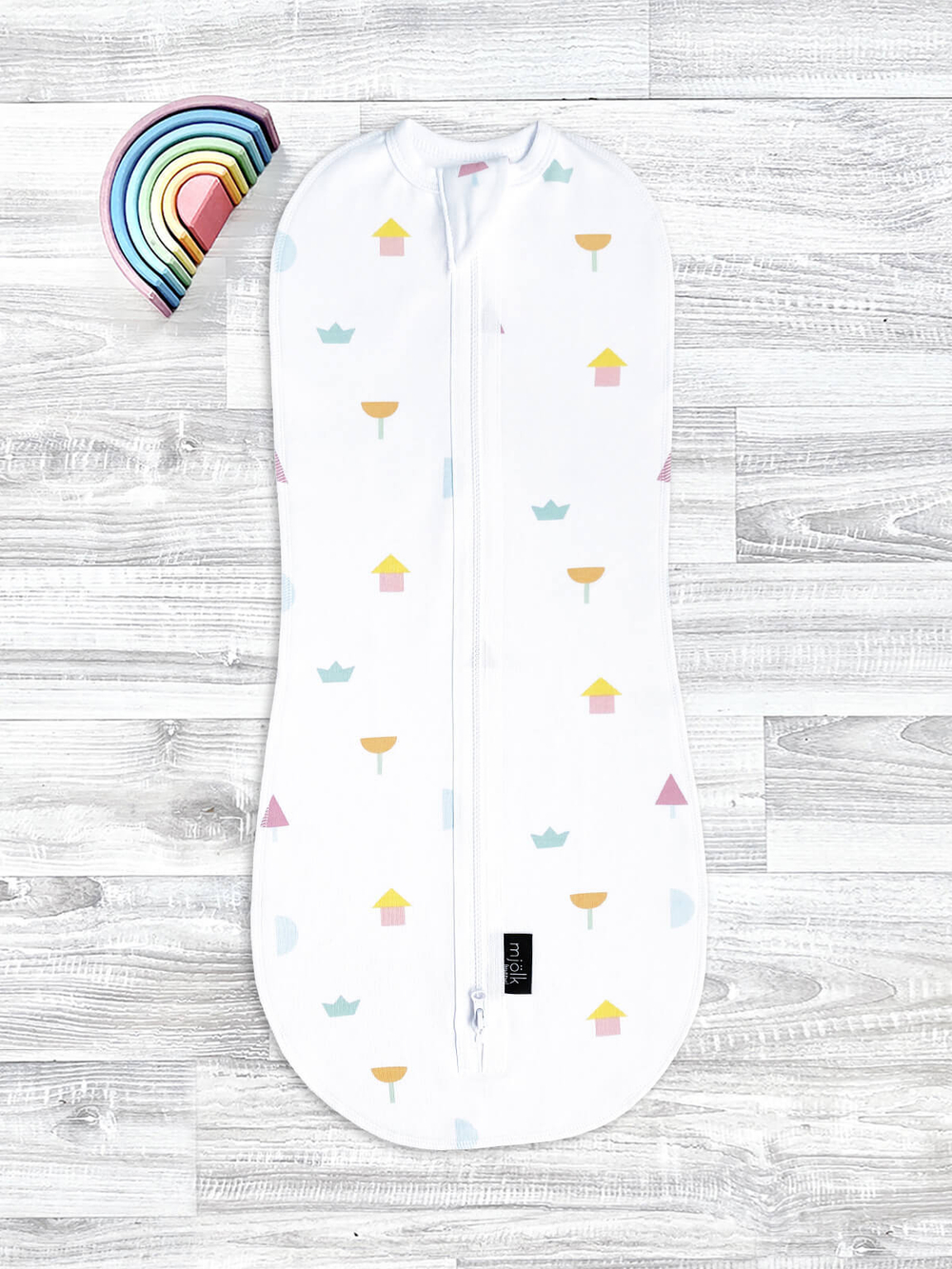 Пелёнка-кокон Mjölk Игрушки, уценка