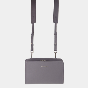 Сумка Emilie из кожи теленка, фиолетового цвета